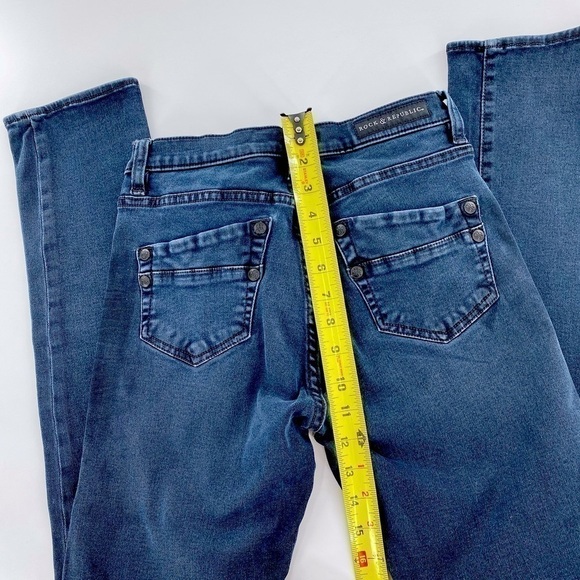 Rock & Republic Berlin Jeans 12M Women Stretch 6M - Picture 4 of 11